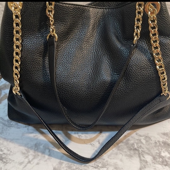 "SOLD" MICHAEL Michael Kors black Jet Set shoulder bag - Picture 3 of 10